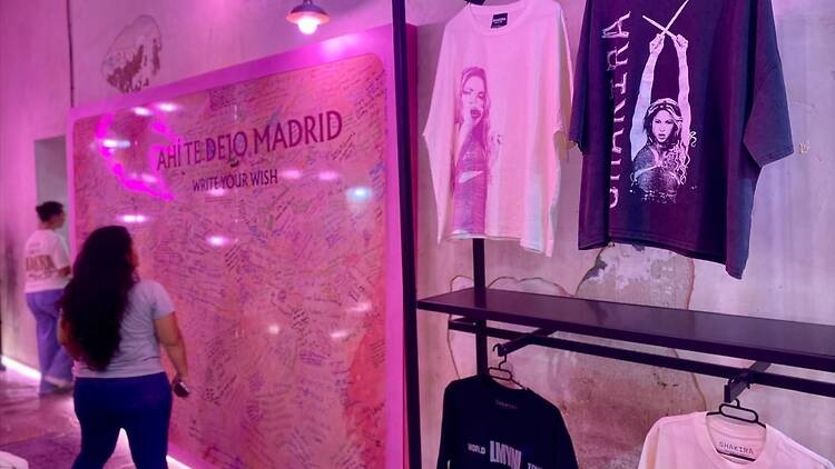 Pop-up de Shakira en Madrid Pop-up de Shakira en Madrid