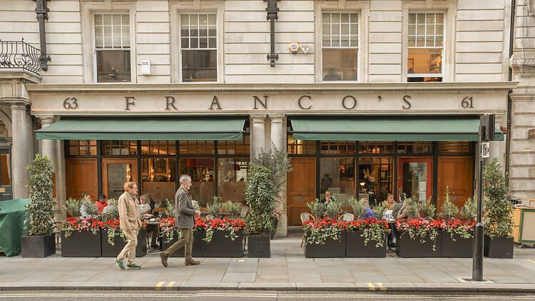The street outside Franco’s The street outside Franco’s