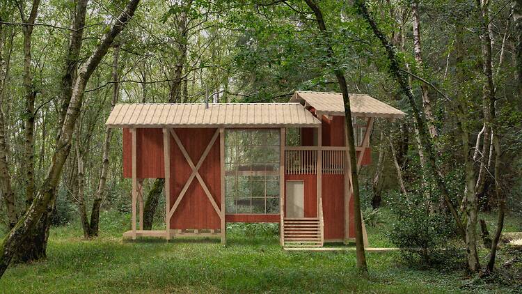 Treehouse designed by Material Cultures for Swanton Wood Treehouse designed by Material Cultures for Swanton Wood