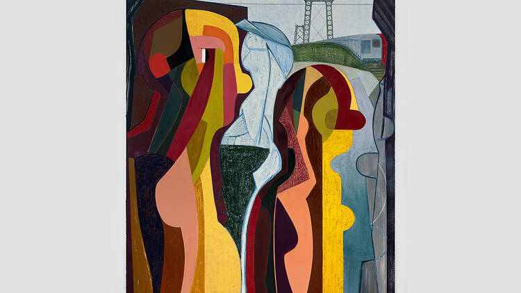 Nicole Eisenman, ‘Me and G under the J’, 2026 Nicole Eisenman, ‘Me and G under the J’, 2026