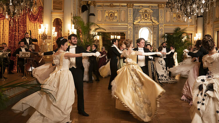 The Gilded Age People dancing at a ball in 'The Gilded Age'