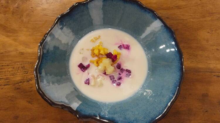 Coconut Rasayana Dessert is cooling and simple Coconut Rasayana Dessert is cooling and simple