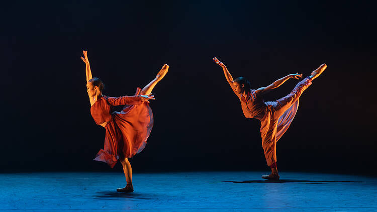 Two dancers in Ballet Black 