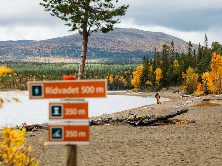 Gå på vatten över Ottsjön Gå på vatten över Ottsjön