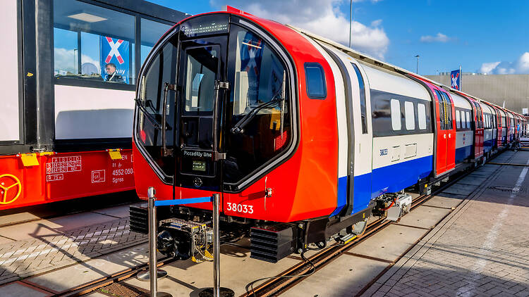 the new Inspiro London Piccadilly line train the new Inspiro London Piccadilly line train