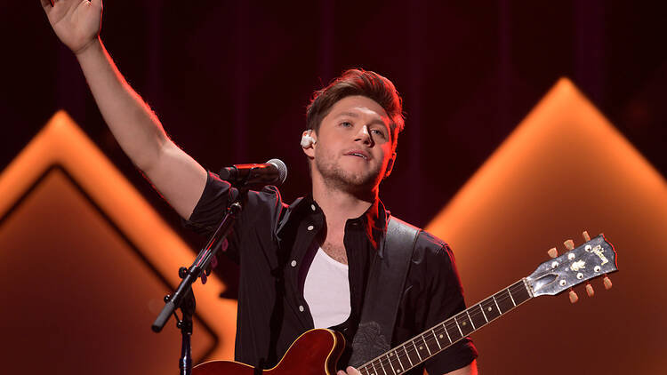 Niall Horan performing live in New York Niall Horan performing live in New York