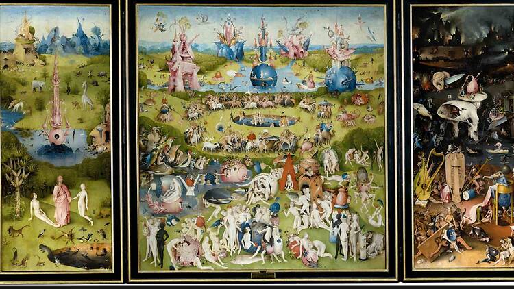 El jardín de las delicias, Jheronimus van Aken “El Bosco”, 1550. El jardín de las delicias, Jheronimus van Aken “El Bosco”, 1550.