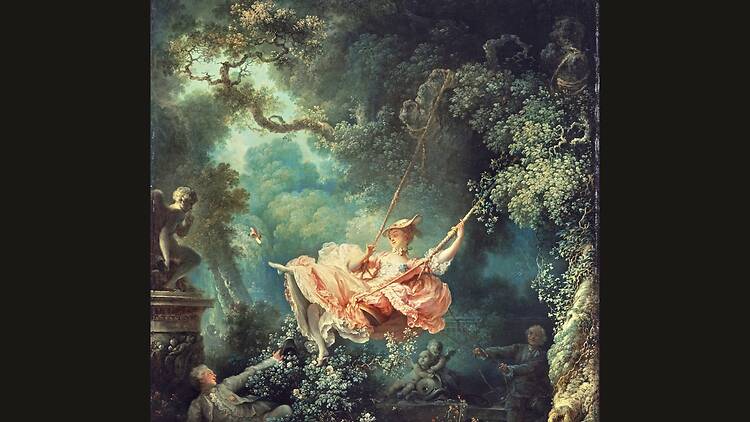 Los felices azares del columpio, Jean-Honoré Fragonard, 1767 Los felices azares del columpio, Jean-Honoré Fragonard, 1767