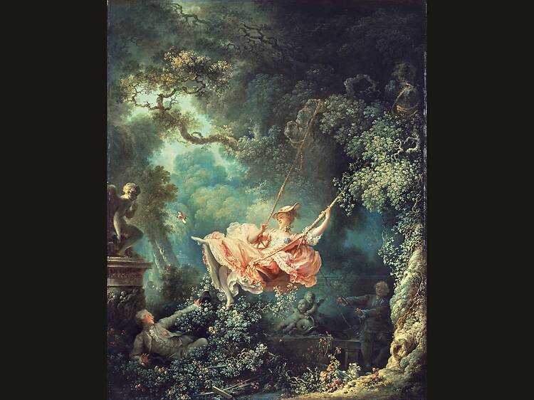 Los felices azares del columpio, Jean-Honoré Fragonard, 1767 Los felices azares del columpio, Jean-Honoré Fragonard, 1767