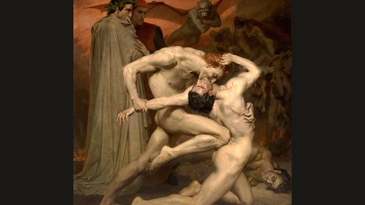 Dante y Virgilio en el infierno, William-Adolphe Bouguereau, 1850 Dante y Virgilio en el infierno, William-Adolphe Bouguereau, 1850