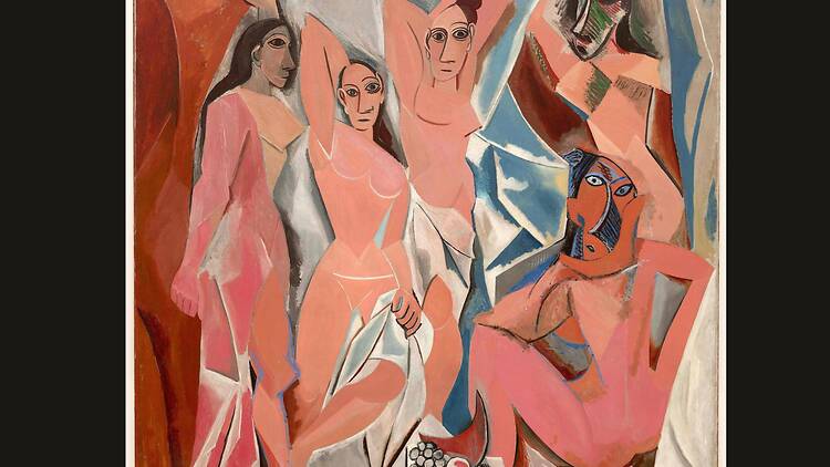 Las señoritas de Avignon, Pablo Picasso, 1907 Las señoritas de Avignon, Pablo Picasso, 1907