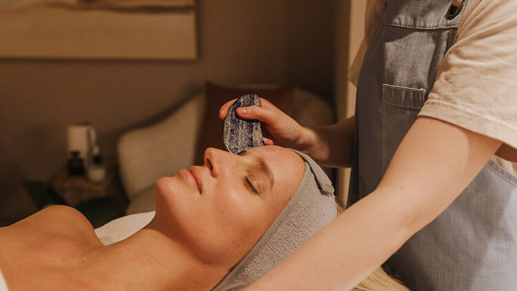 A facial at Kai Urban Retreat.
