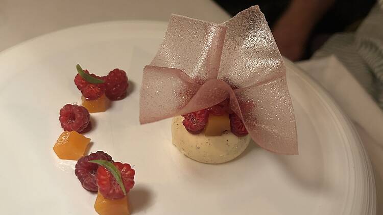 Dessert at Lake House Daylesford.