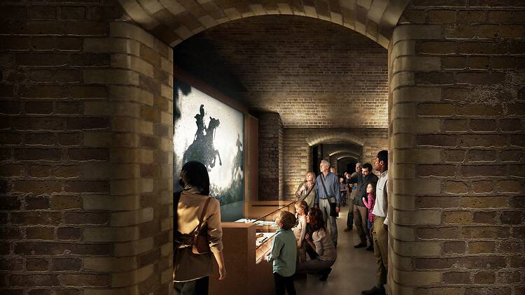 CGI of the Vaults at London Museum CGI of the Vaults at London Museum