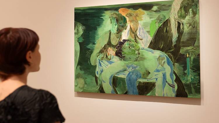 Installation view of ‘Salman Toor: Someone Like You’, Courtauld Gallery Installation view of ‘Salman Toor: Someone Like You’, Courtauld Gallery