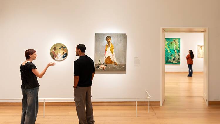 Installation view of ‘Salman Toor: Someone Like You’, Courtauld Gallery Installation view of ‘Salman Toor: Someone Like You’, Courtauld Gallery