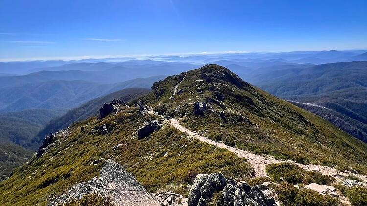 Mountain under blue sky