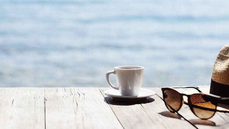 Start with breakfast at Durban Beach Café Start with breakfast at Durban Beach Café