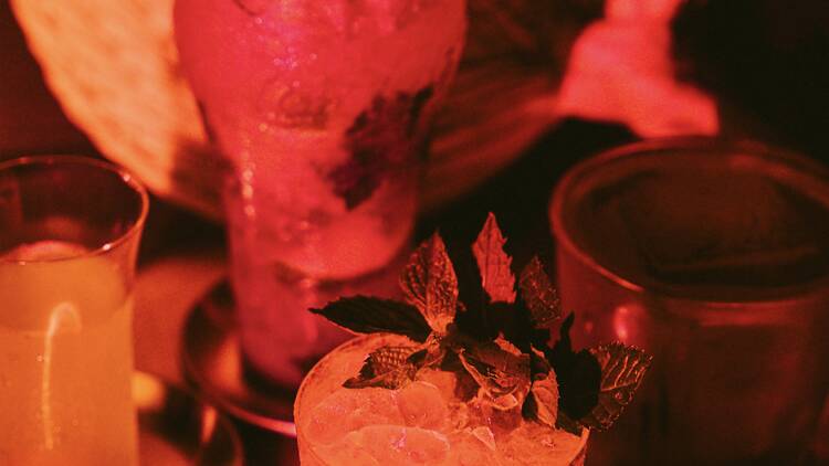 Four cocktails. Four cocktails.