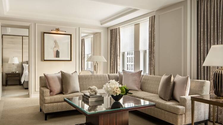 One-bedroom suite at the Waldorf Astoria New York