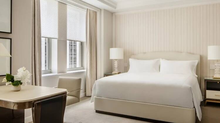 Junior suite at the Waldorf Astoria New York