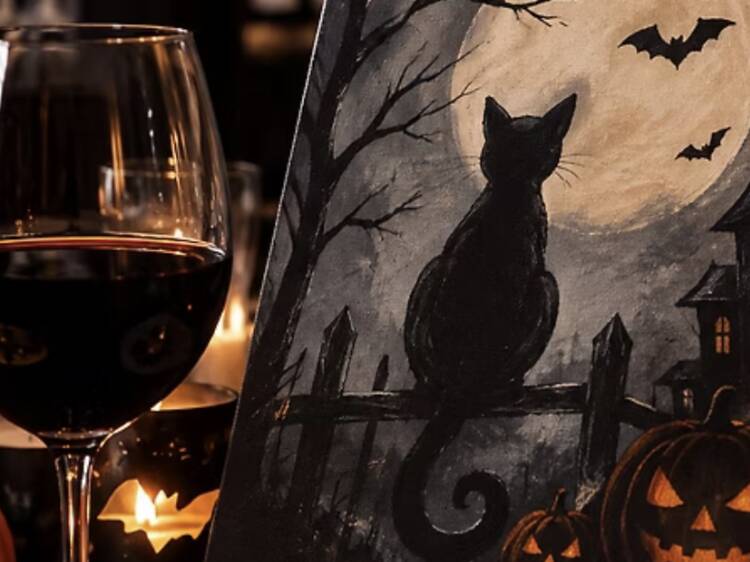 Halloween Sip & Paint at Eighteen13 South Halloween Sip & Paint at Eighteen13 South