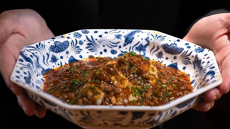 Cervelle de veau au mapo tofu