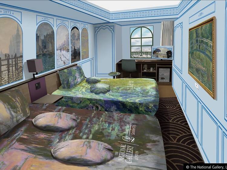 モネの名画と眠る、「サンシャインシティプリンスホテル」に泊まれる美術館が登場