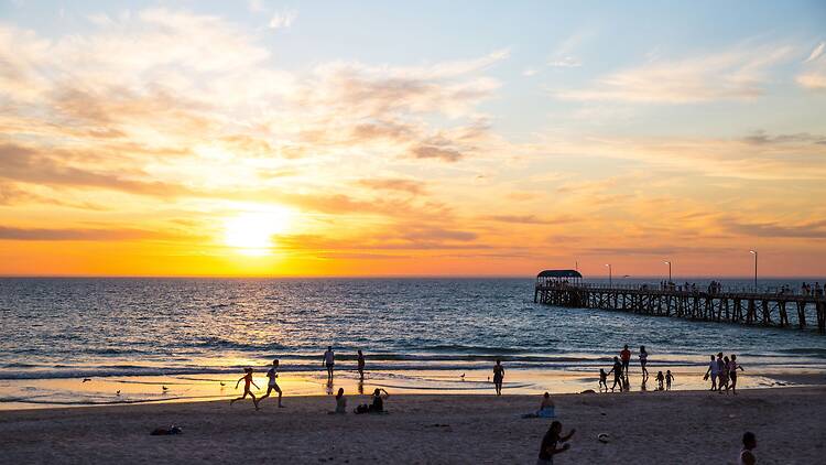 Henley Beach at sunset