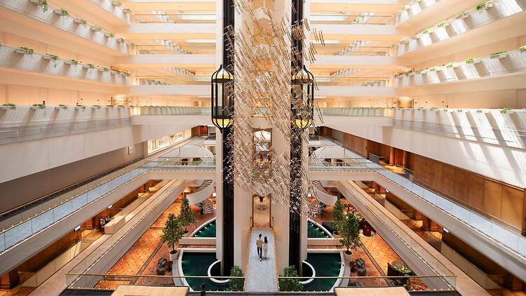 Conrad Singapore Orchard's expansive atrium