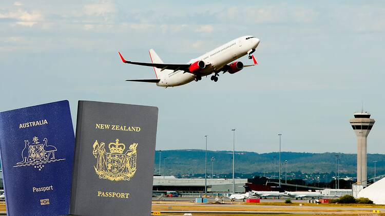 Plane Plane with passports