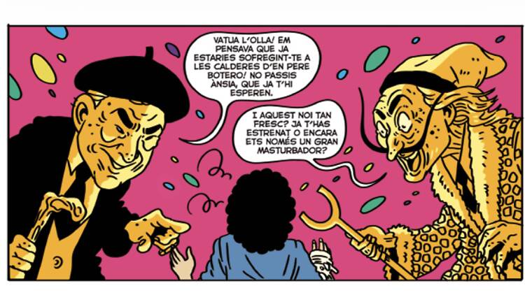 L'altre Empordà Els fantasmes de Josep Pla i Salvador Dalí conversan amb Marc en una vinyeta del còmic L'altre Empordà