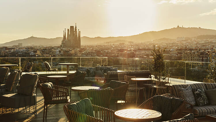 Rooftop bar at The Hoxton