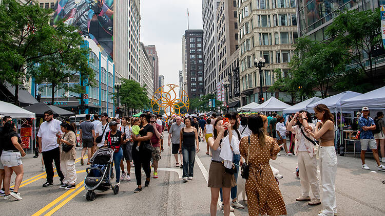 Festivities on State Street