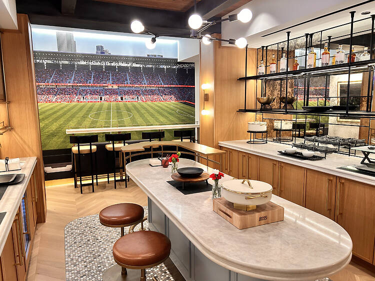 We got a first look inside the swanky suites at Chicago Fire’s new McDonald’s Park