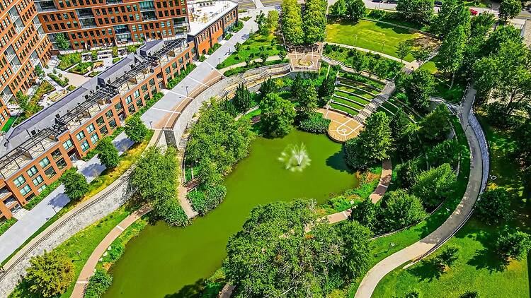 Historic Fourth Ward Park on the Atlanta Beltline Historic Fourth Ward Park on the Atlanta Beltline