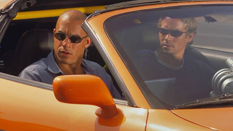 Vin Diesel and Paul Walker in the Fast and the Furious