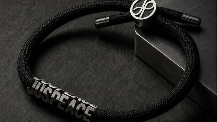 JusPeace bracelet in black JusPeace bracelet in black