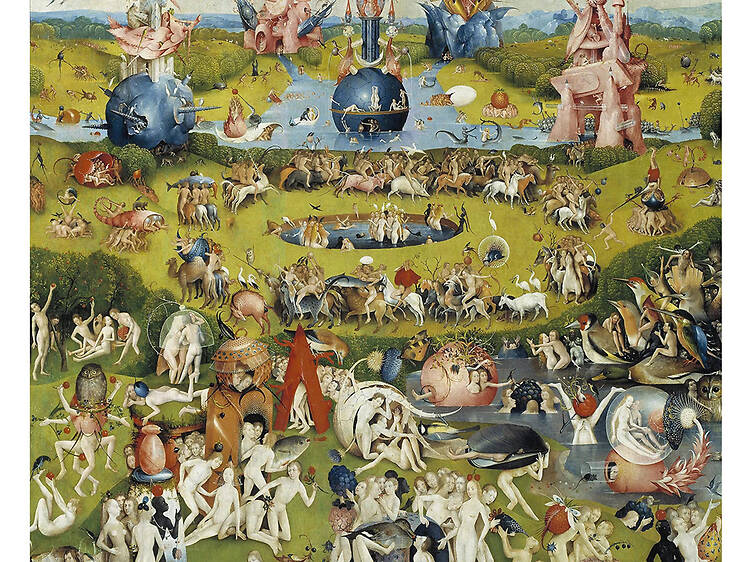 8. The Garden of Earthly Delights — Hieronymus Bosch (ราวปี 1490–1510) 8. The Garden of Earthly Delights — Hieronymus Bosch (ราวปี 1490–1510)