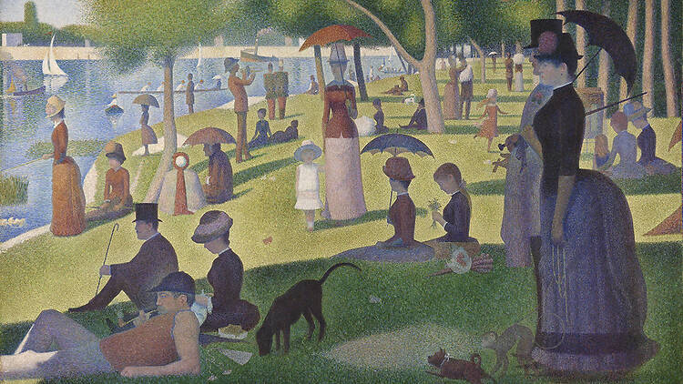 9. A Sunday Afternoon on the Island of La Grande Jatte — Georges Seurat (1884–1886) 9. A Sunday Afternoon on the Island of La Grande Jatte — Georges Seurat (1884–1886)