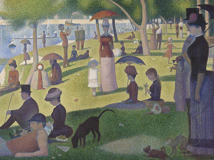 9. A Sunday Afternoon on the Island of La Grande Jatte — Georges Seurat (1884–1886) 9. A Sunday Afternoon on the Island of La Grande Jatte — Georges Seurat (1884–1886)