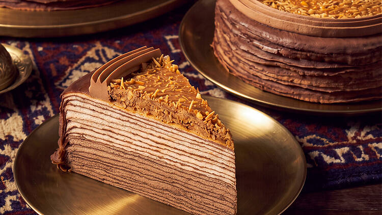 Dubai Gianduja Chocolate Mille Crêpes