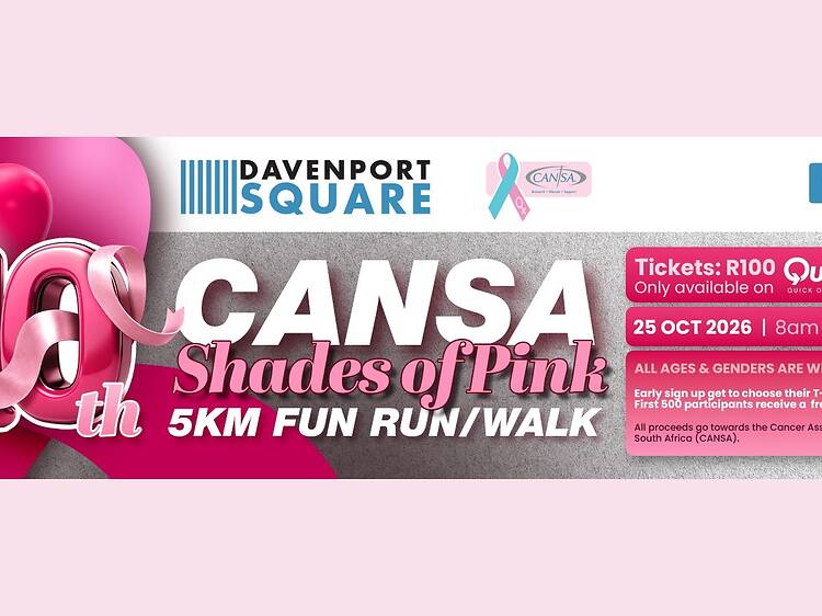 CANSA Shades of Pink Davenport Square 5km Fun Run/Walk CANSA Shades of Pink Davenport Square 5km Fun Run/Walk
