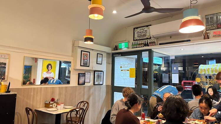 The dining room at Napoli Centro