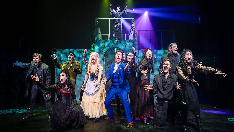 Young Frankenstein Cast on stage during Young Frankenstein