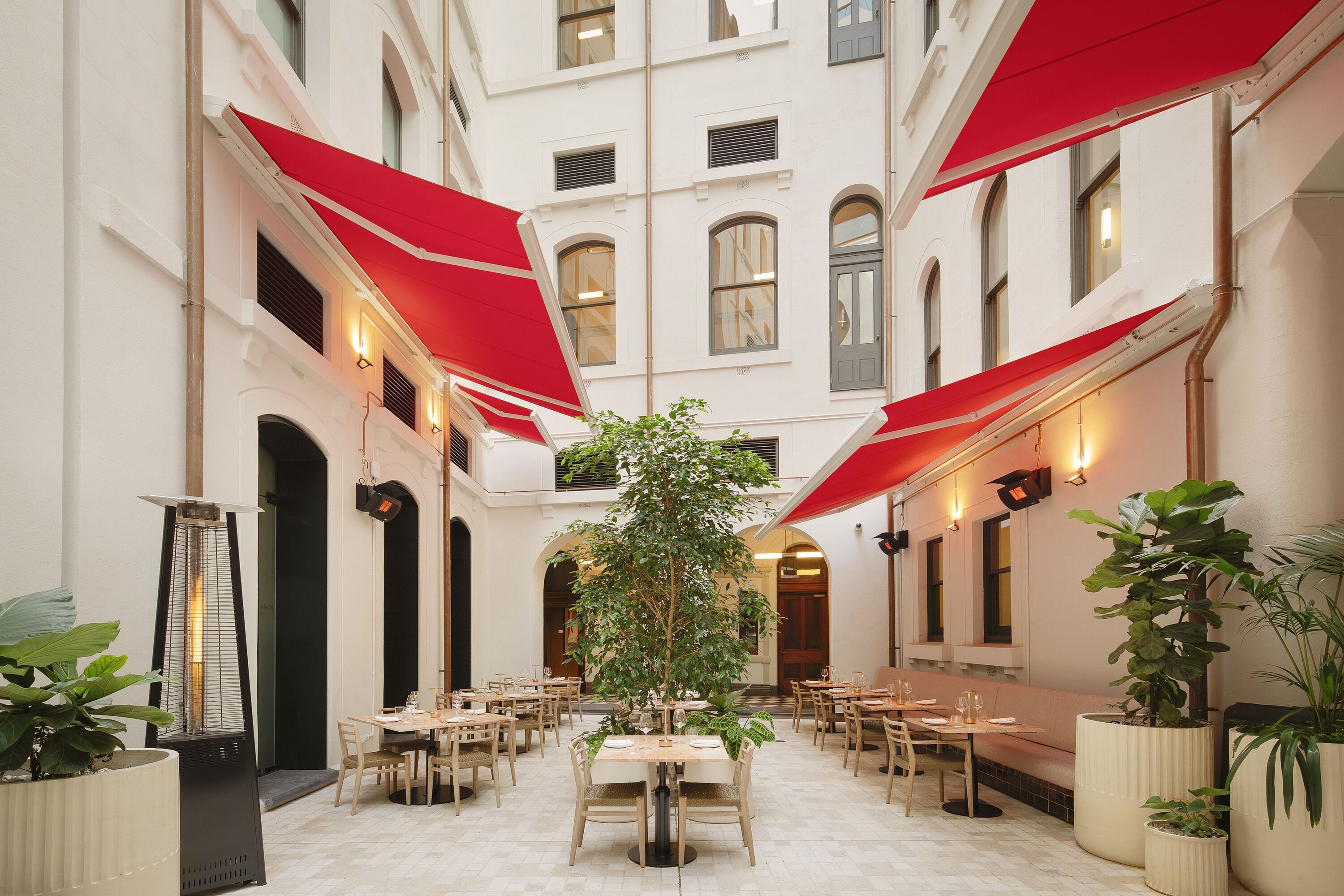 A stunning new Italian restaurant has opened in a historic Sydney courtyard