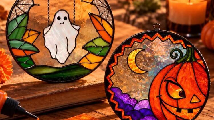 Taller vitrales Spooky Taller vitrales Spooky