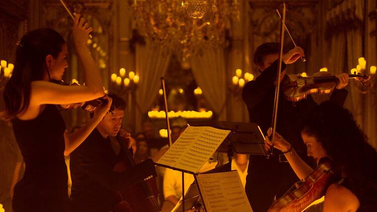 Listen to some spooky songs by candlelight Listen to some spooky songs by candlelight