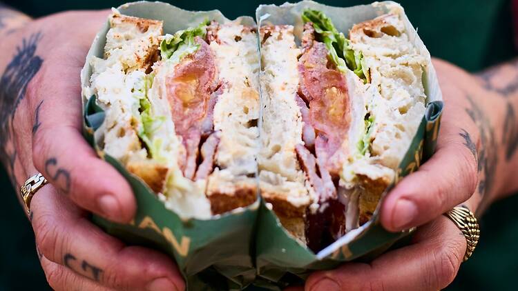 Sandwich available at The Kerrygold x Lee Tiernan, Kerrygold Cream Cheese Sandwich Shop Sandwich available at The Kerrygold x Lee Tiernan, Kerrygold Cream Cheese Sandwich Shop