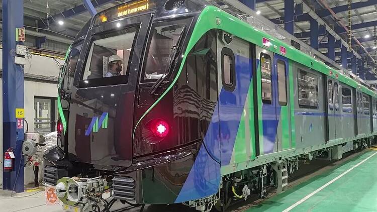 Mumbai Metro Green Line unveiled at Alstom’s manufacturing facility in Sri City Mumbai Metro Green Line unveiled at Alstom’s manufacturing facility in Sri City